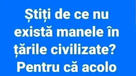 Bancul de duminică | De ce nu există manele în țările civilizate?