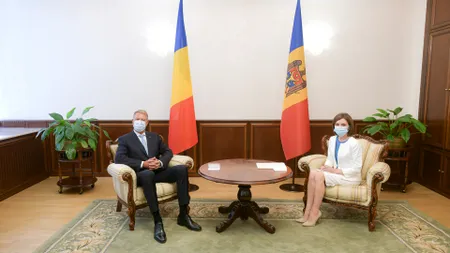 Maia Sandu, în vizită în România, la invitația lui Klaus Iohannis