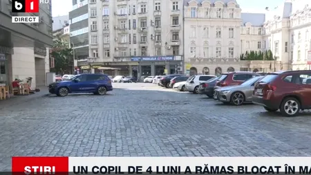 Caz șocant în Hunedoara. Bebeluș de 4 luni, rămas blocat în mașină în fața spitalului