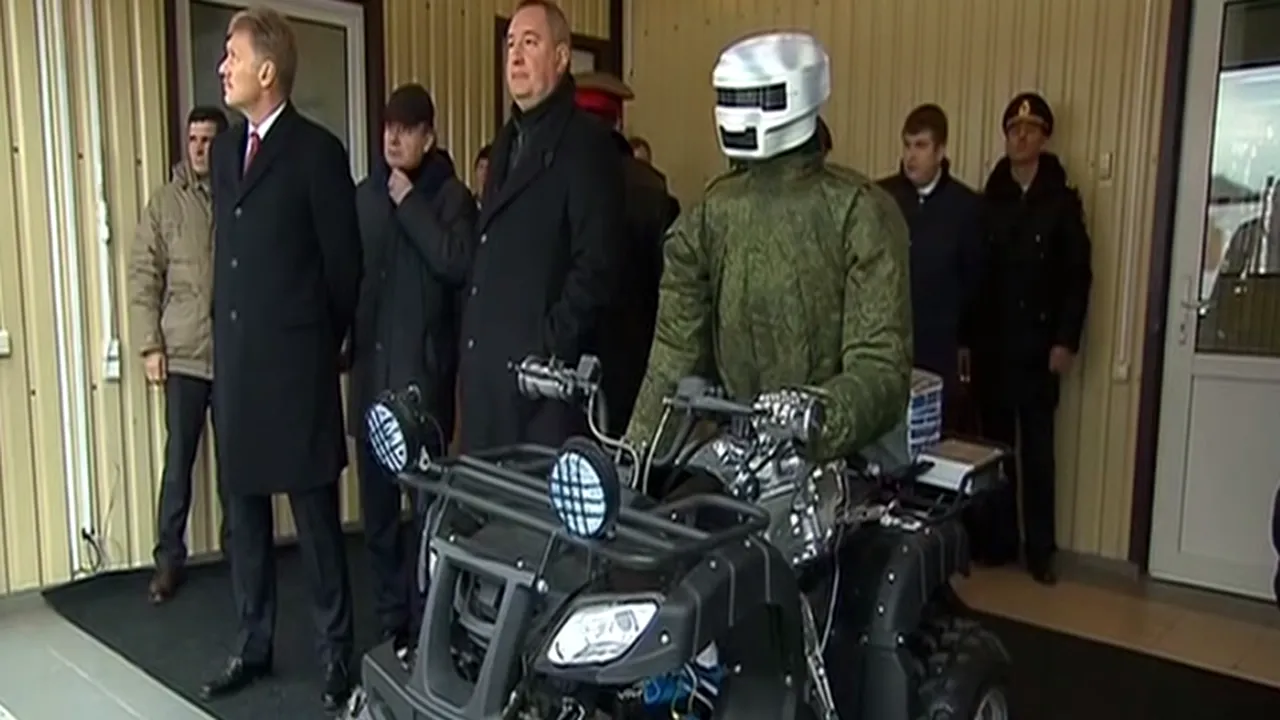 Reacția lui Vladimir Putin când a văzut cum funcționează un „android militar