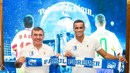 VIDEO | Rivaldo a devenit acționar la Farul Constanța. Gheorghe Hagi: „Este un nou pas pe care ni l-am propus, acela de a deveni cei mai buni”