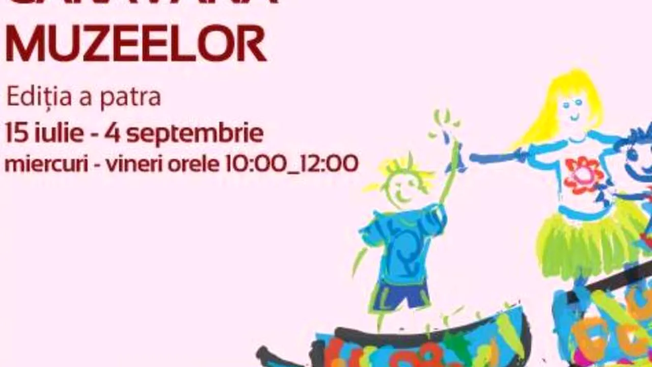 Copiii cu vârste între 6 și 10 ani pot participa, în vacanța de vară, la Caravana Muzeelor din București