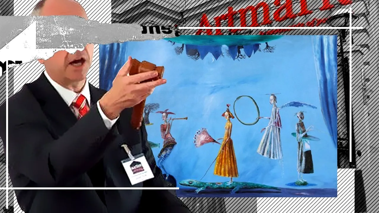 Artmark, licitație de Artă Contemporană + secțiune caritabilă dedicată Asociației Help Autism. Cu ce sumă a fost adjudecat uleiul pe pânză ”Lumea ca teatru”, tablou semnat de pictorul Ștefan Câlția