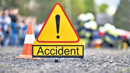 Grav ACCIDENT la intrare în Mediaș. Șoferul a adormit la volan