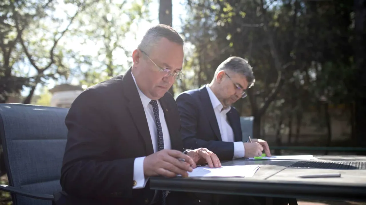 Marcel Ciolacu: Avem un guvern fără SCANDALURI / Ce spune Ciucă despre fostul sediu USL