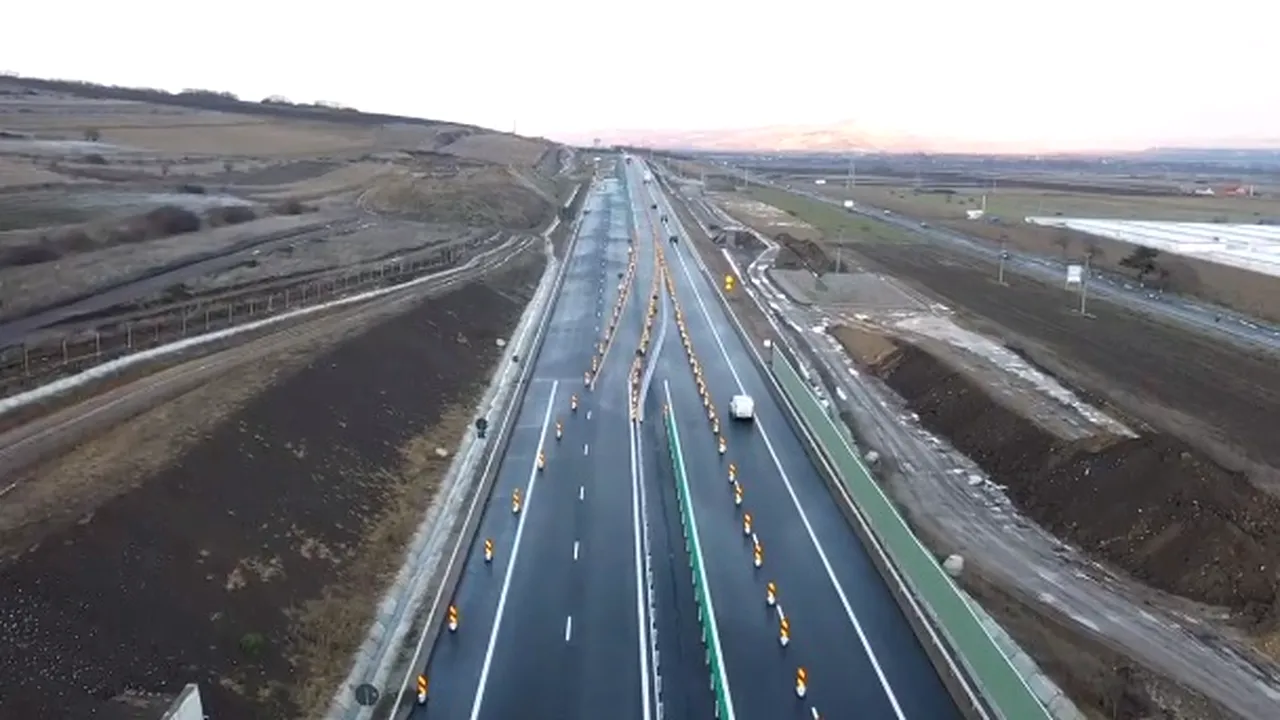 S-a deschis circulația pe lotul 2 al A10. Sebeș – Turda. Care este limita de viteză - VIDEO