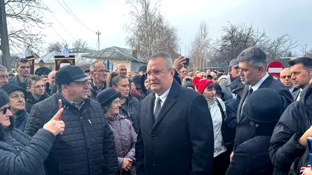 Marcel Ciolacu și Nicolae Ciucă au ajuns la funeraliile liderului PNL din Vrancea