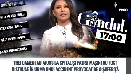 GÂNDUL NEWS. Trei oameni au ajuns în spital după un grav accident produs în Argeș