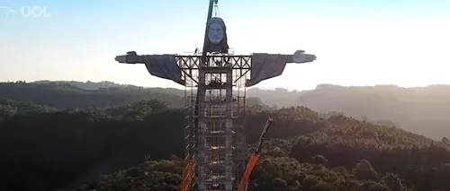 VIDEO. În Brazilia se construiește o statuie a lui Isus mai înaltă decât cea din Rio de Janeiro