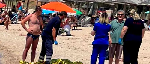 O turistă din Cehia A MURIT în Thasos, sub ochii a patru români care încercau s-o resusciteze. „A ieșit pe picioarele ei din apă și s-a prăbușit”