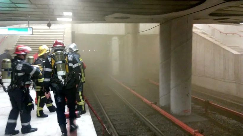 Incendiu la metrou: Circulația pe magistrala M2, reluată