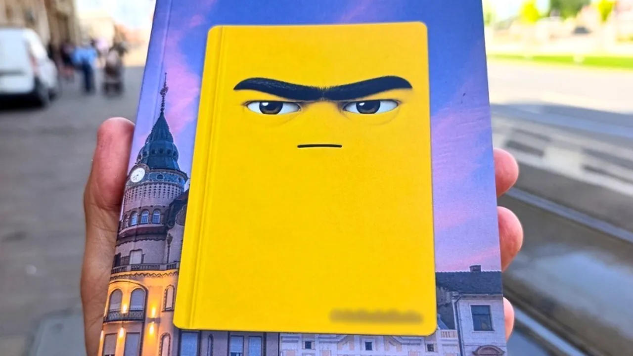 Un carnețel cu sprâncene unite și încruntate a atras toată atenția la Târgul Gaudeamus din Oradea. Mesajul surpriză de pe copertă