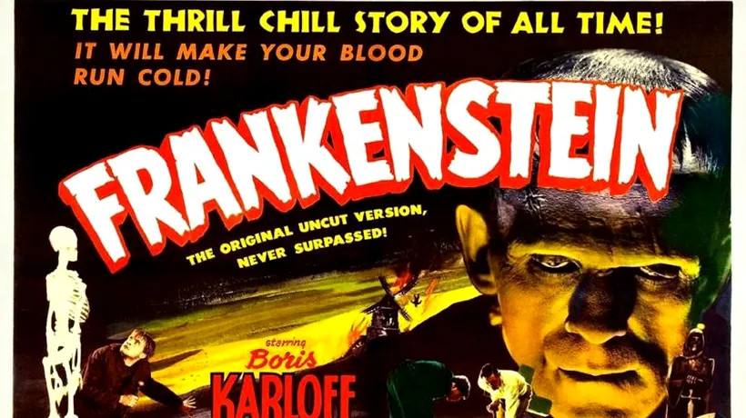 Câți bani a oferit un colecționar pentru un afiș original cu filmul Frankenstein din anul 1931