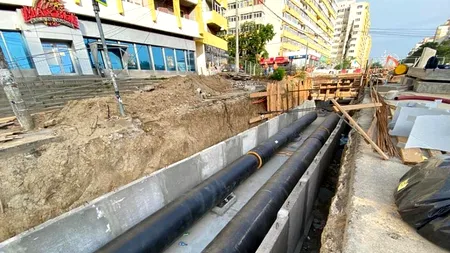 FOTO. Cum arată lucrările la Pasajul Doamna Ghica din Capitală. Gabriela Firea: „Vom lucra intens pentru a fi gata în această toamnă”