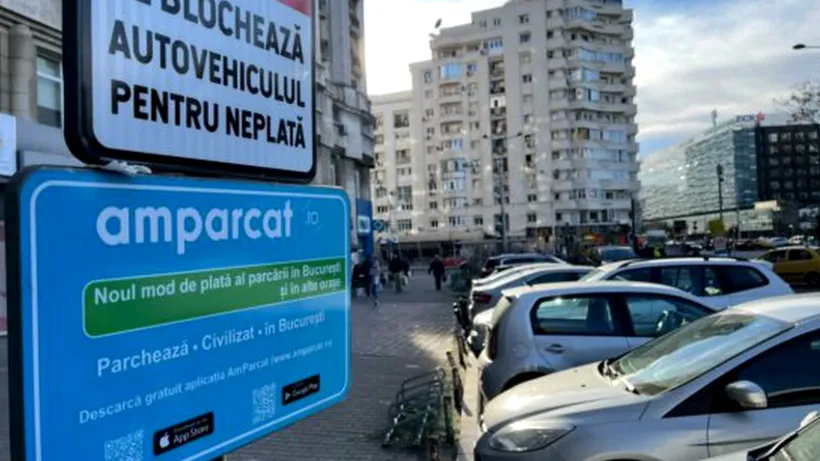 Cât va costa parcarea în București de la 15 august? Amenzi usturătoare pentru șoferii care nu plătesc parcarea