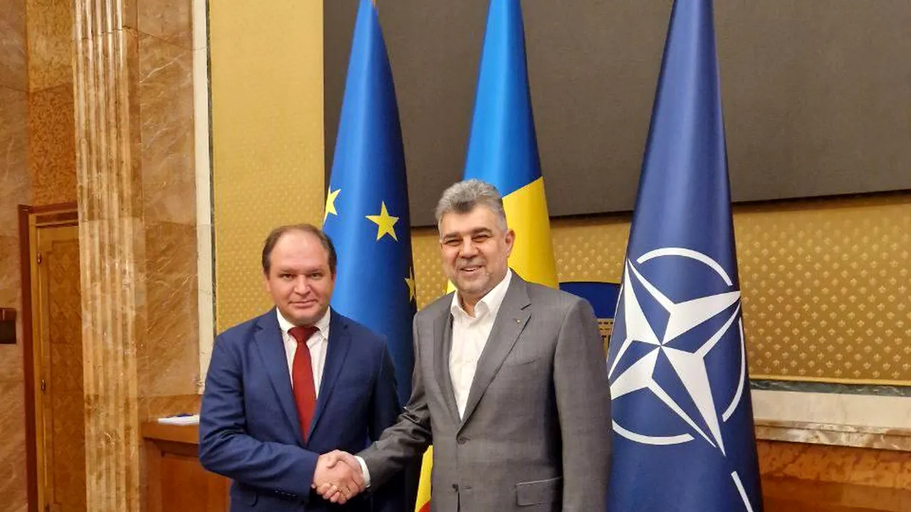 Primarul din Chişinău s-a întâlnit cu premierul Marcel Ciolacu / Ion Ceban: I-am mulțumit din numele cetățenilor pentru sprijinul oferit R. Moldova