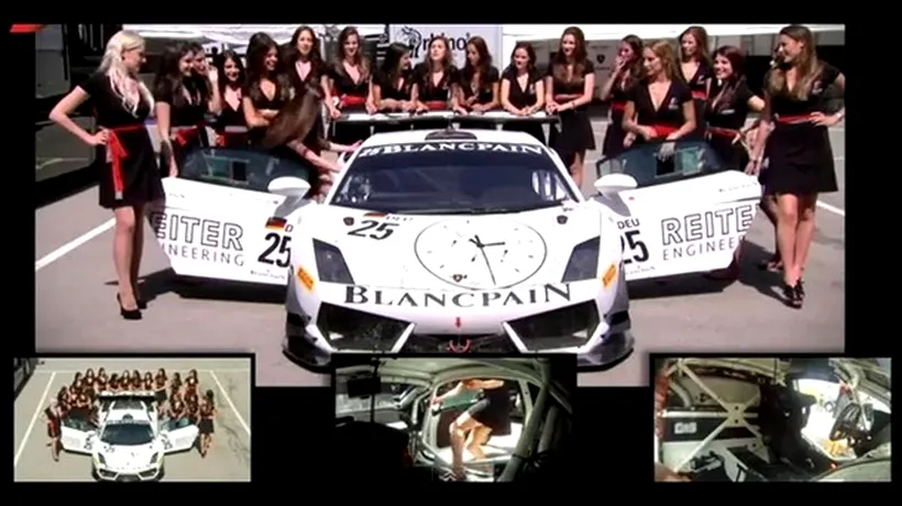 VIDEO: Câte fete încap într-un Lamborghini Gallardo? 