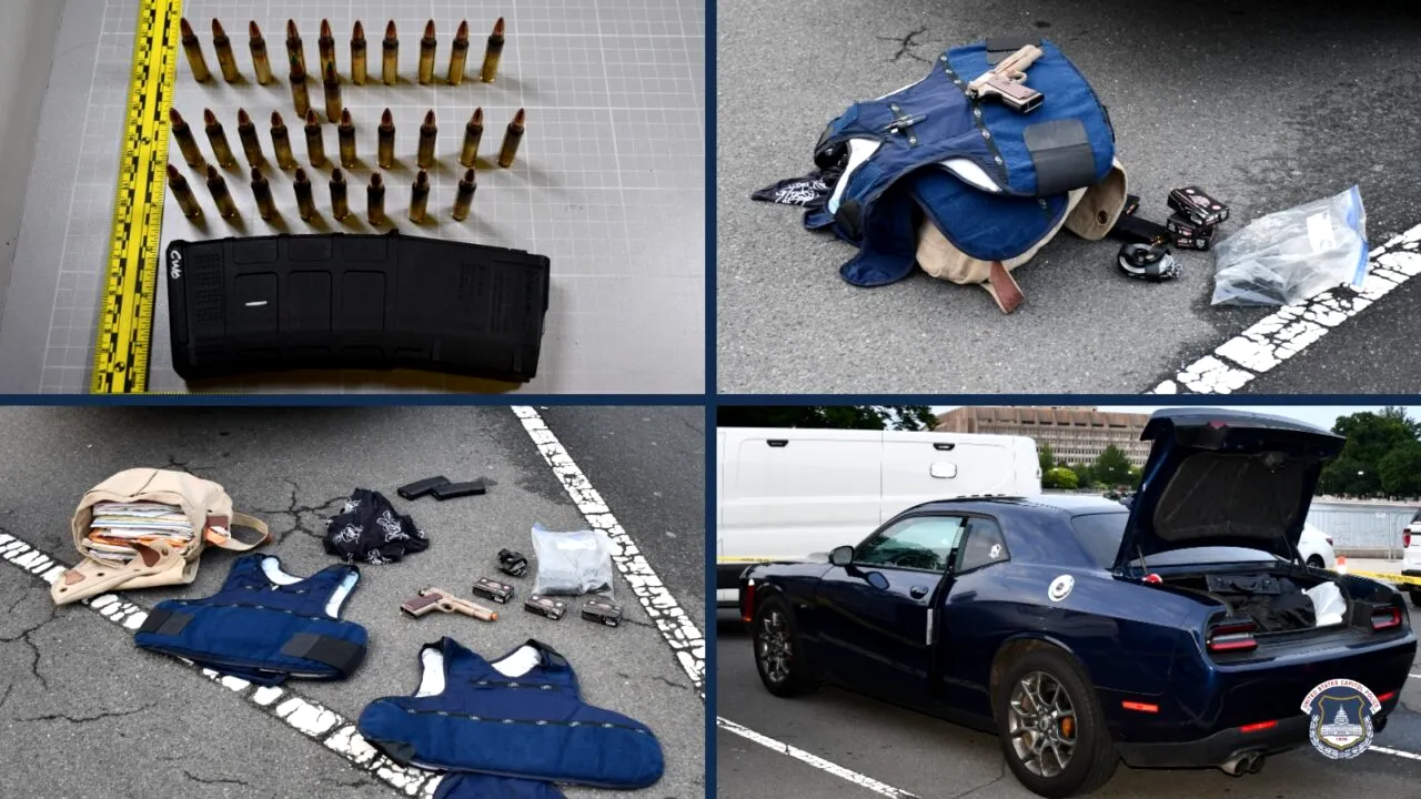 Bărbat reținut lângă Capitoliu, după ce și-a parcat mașina foarte aproape de clădire. Ce au găsit agenții asupra suspectului, un fost polițist din New York