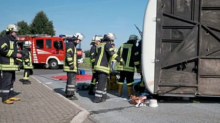 Un autocar cu români s-a răsturnat în Germania. Anunțul MAE despre răniți. UPDATE