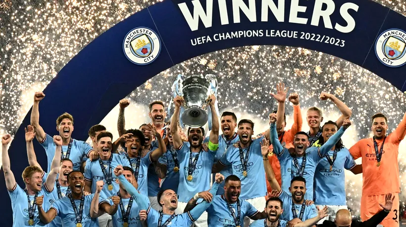 Sezon de vis pentru Manchester City! Guardiola a câștigat a treia Ligă a Campionilor din carieră