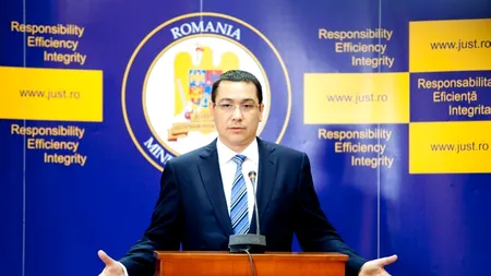 Ponta: La rectificarea bugetului, pentru Justiție nu se bate nimeni, în lipsa unui ministru numit 
