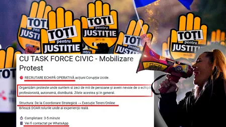 „Corupția ucide”, ONG-ul care organizează „protestele spontane”, insistă cu recrutările. Anunță acțiuni de protest cu zeci de mii de participanți