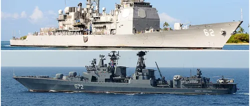 Un distrugător rus a fost la un pas să se ciocnească cu o navă de război americană în Pacific
