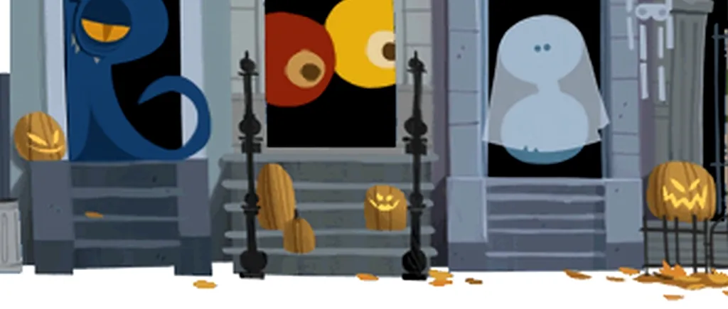HALLOWEEN GOOGLE DOODLE. Google sărbătorește HALLOWEEN pe 31 octombrie. VIDEO