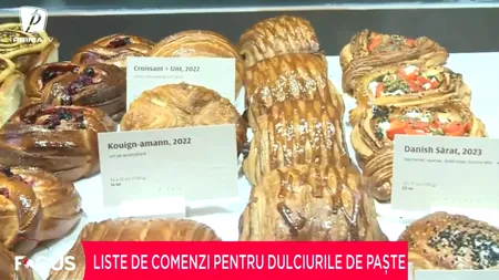 Liste de comenzi pentru dulciurile de Paște. Ce pregătesc acum patiseriile și ce prețuri sunt