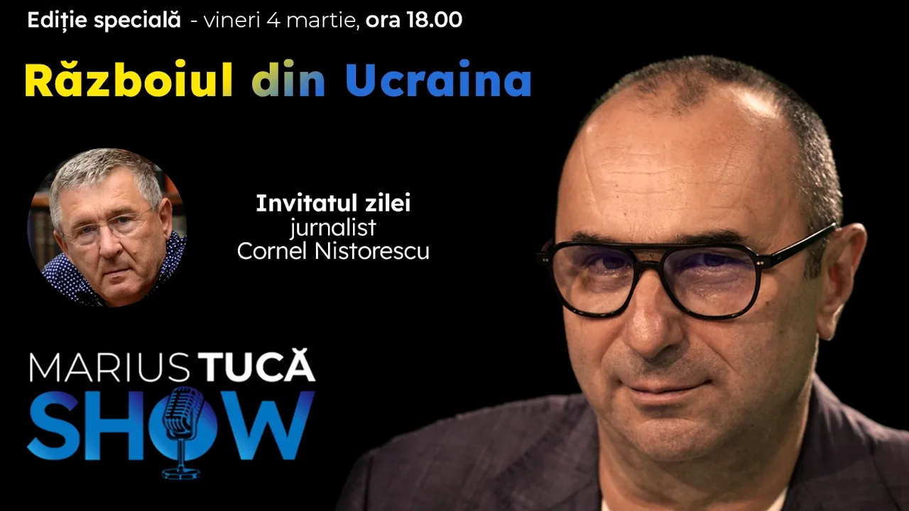 Marius Tucă Show – ediție specială „Războiul din Ucraina”, pe Gândul