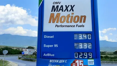 Câți lei costă un litru de motorină într-o benzinărie din Bulgaria. Un turist român a făcut poză