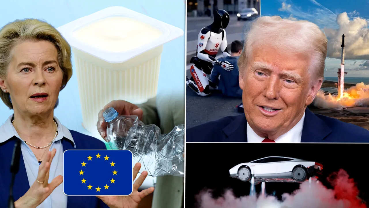 Încă o „inovație tehnologică” aplaudată de Comisia Europeană. Ursula von der Leyen le-a mulțumit unor companii pentru că își modifică etichetele în contextul în care americanii fac mașini zburătoare, iar chinezii fabrică roboți de luptă