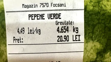 Paul din Focșani a cumpărat un pepene la 21 lei, din Kaufland. Abia când a ajuns acasă și l-a tăiat, și-a dat seama ce 