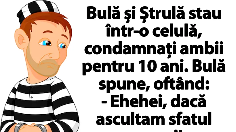 BANC | Bulă și Ștrulă stau într-o celulă, condamnați ambii pentru 10 ani