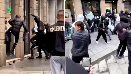 Bande de minori organizate pe social media au jefuit și vandalizat magazinele din centrul orașului Milano. Poliția a reținut 271 de persoane