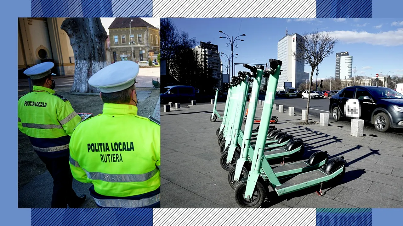 Poliția Locală poate sancționa conducătorii de TROTINETE electrice/ Legea a fost promulgată miercuri de Klaus Iohannis