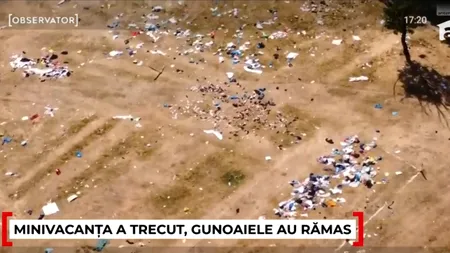 Tone de GUNOAIE, lăsate în urma petrecerilor de Sfântă Mărie la Tismana