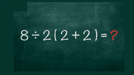 TEST IQ | Calculați 8:2(2+2), fără a folosi pixul sau calculatorul! Geniile răspund corect în 3 secunde