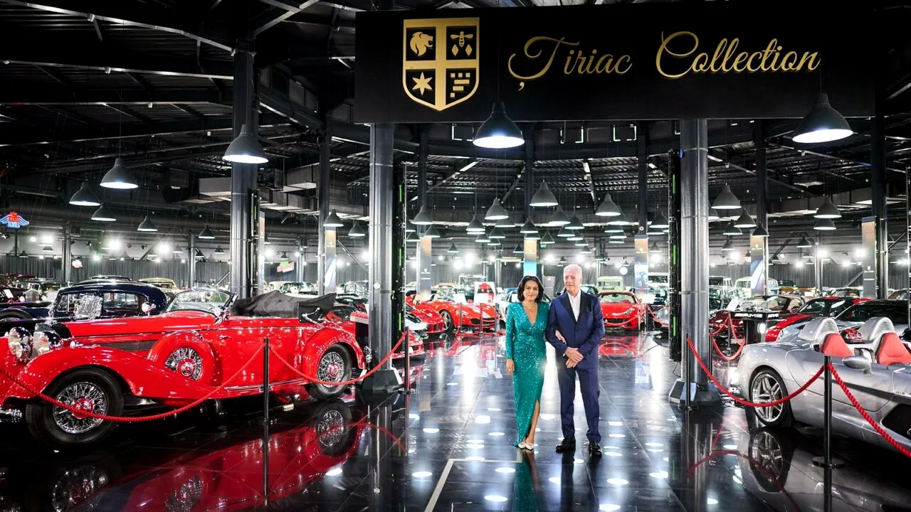 FOTO | Piero Ferrari, acționar și vicepreședinte al renumitei companii auto Ferrari, a vizitat sâmbătă galeria Țiriac Collection