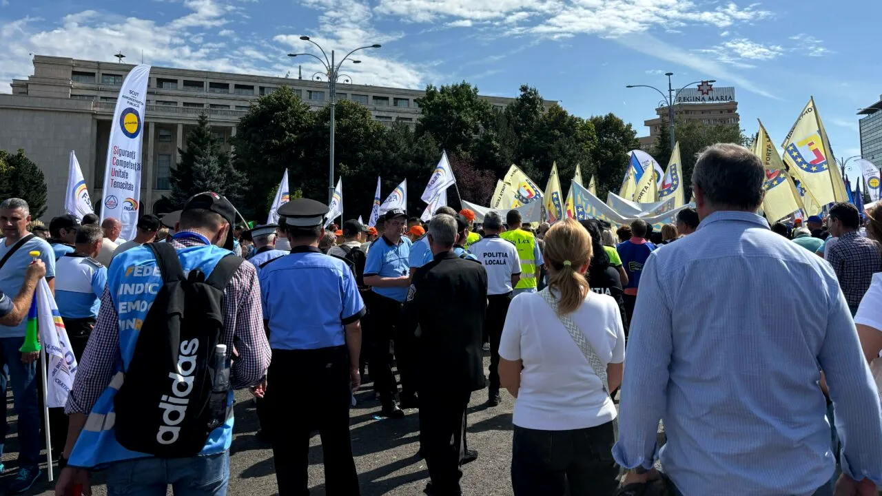 Sindicatele amenință că BLOCHEAZĂ Capitala. Proteste, miercuri, pentru creșterea salariului minim și stoparea măsurilor de austeritate ale Guvernului