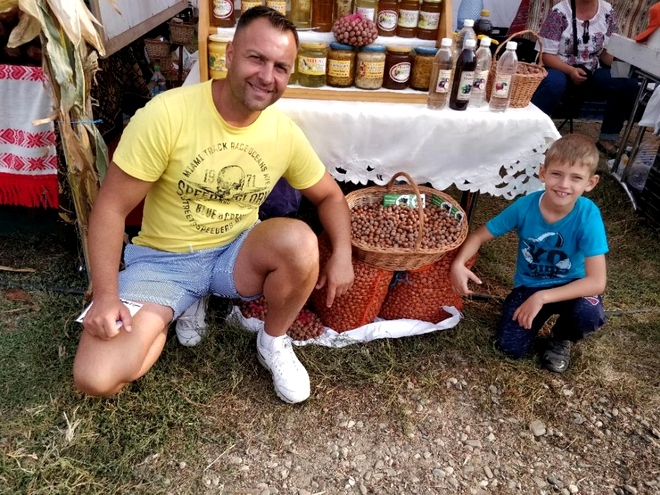 Bogdan Ciprian și fiul său la Târgul Apulum Agraria 2018
