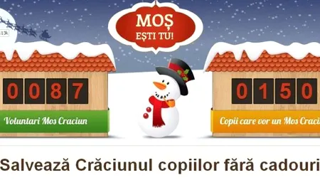 Salvează Crăciunul copiilor fără cadouri