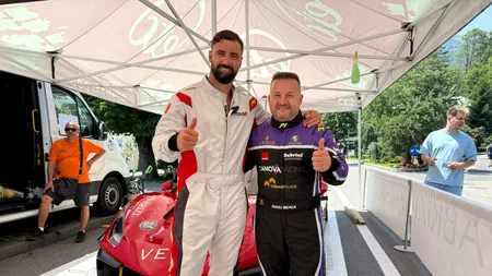 Andrei Stoica, copilot pe un Ferrari 488 Challenge la etapa de viteză în coastă de la Sinaia: „O experiență incredibilă!”