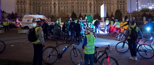 Aventura filmată a unui drum cu bicicleta prin centrul Bucureștiului. 3 din 10 români își riscă viața pedalând
