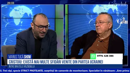 VIDEO | Ion Cristoiu: „Există mai multe sfidări care au venit din partea Ucrainei. S-au adunat multe situații”