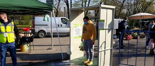 PRIMA PIAȚĂ cu tunel dezinfectant din Romania