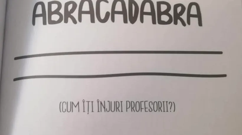 Cartea cu sfaturi halucinante pentru copii de 6-10 ani, retrasă din librării: Cum îți înjuri profesorii?