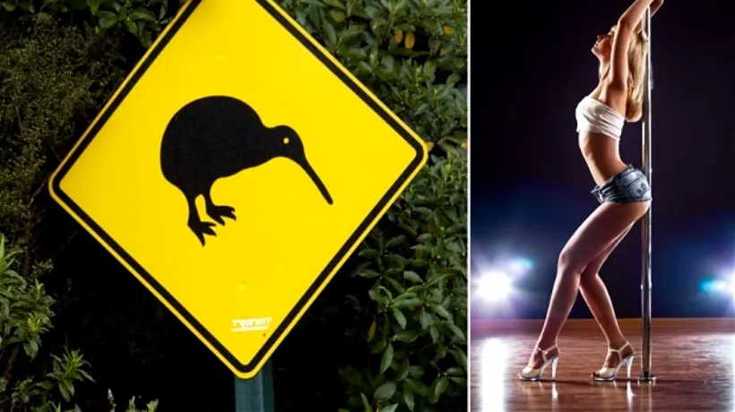 Semne de circulație din Noua Zeelandă, distruse de prostituatele care dansează la bară pe străzi
