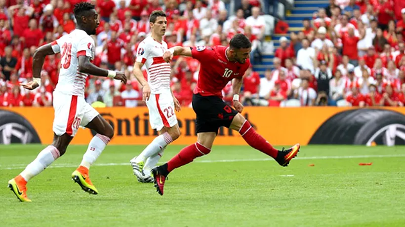 Albania - Elveția, scor 0-1, în al doilea meci din grupa României