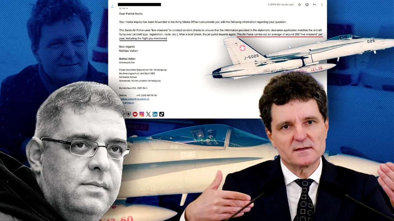 Patrick André de Hillerin revine în controversa avioanelor elvețiene: 
